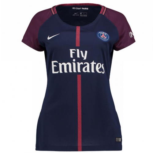 PSG Home 2017/18 Women's Soccer Jersey Shirt